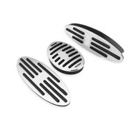Cubierta De Pedal Embrague Reposapiés Modelo Para MINI Para Cooper Para Countryman F60 R60 Para Clubman F54 R55 Para One R50 R53 R61 F55 Y F56(3PIECE Gray Jack)