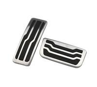 Cubierta de pedal para Everest para Ranger 2016-2023, pedales de coche de acero inoxidable, acelerador, freno de gas, cubierta de pedal AT MT, pedales de freno (3 piezas MT) (2 piezas AT)