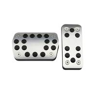 Cubierta de pedal para Focus 2, 3, 4, MK2, MK3, MK4, Kuga para Escape RS ST 2005-2017, Auto Car Sport Fuel Brake Dead Pedal Cover Pedal Dead Pedal Cover (MT sin descanso) (AT sin descanso)