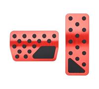 Cubierta de Pedales para Coche Cherokee Dodge Durango Acelerador de Combustible Negro (Normal/Rojo)