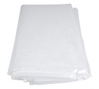 Cubierta de película transparente de polietileno para invernadero, 0,04 mm, resistente a los rayos UV, para túnel de jardín, techo, protección de marco frío, extensión de la temporada de crecimiento