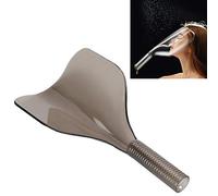 Cubierta de peluquería, protector de ojos profesional para corte de cabello, máscara de protección para laca para el cabello, herramientas de peluquería, suministros de peluquería(Gris transparente)