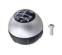 Cubierta de perilla de cambio de ajuste personalizado para Fiat 500 500C 2007-2018, cabezal de engranaje de plástico ABS negro, actualización interior fácil de instalar (5 velocidades)
