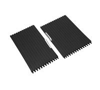 Cubierta de Persiana Enrollable para Consola Central, 2 Piezas de Reemplazo de Cubierta de Persiana Enrollable para Portavasos de Consola Delantera para E70 X5 SAV E71 E72