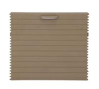 Cubierta de persiana Enrollable para portavasos, reemplazo de persiana Enrollable Deslizante para Consola Central Elegante y Duradera para GLE GLS GL Clase M 1666803814 (Beige)