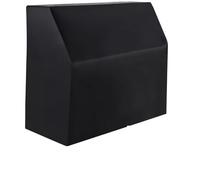Cubierta de Piano vertical cubierta completa impermeable tela Oxford recubierta plata protectora bloque negro luz solar Para Piano