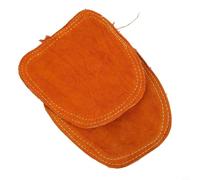 Cubierta de pie de soldadura de cuero vacuno resistente al calor con capa de cuero en relieve y diseño antigolpes, para proteger los pies de escoria de soldadura y chispas (amarillo)