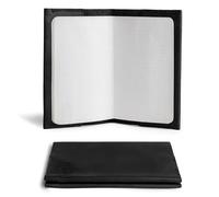 Cubierta de piel para notas de campo, funda de billetera, 8,89 cm x 14 cm, tarjeta de portadocumentos/rellenable, cuaderno de bolsillo para viajeros, hecho a mano por Hide & Drink: color negro carbón