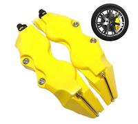 Cubierta de pinza de freno de coche, 2 uds cubierta de cubo de rueda de cubierta de calibre tridimensional resistente, Juego de cubiertas de pinza de freno decorativas, protectora de de