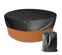 Cubierta de piscina al aire libre | Cubierta plegable para piscina de mascotas para perros - Oxford Dog Pet Bath Pool Cover, plegable sobre el suelo Winter Pool Bathing Tub Kiddie Safety Covers