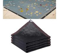 Cubierta De Piscina con Red De Hojas para Piscinas Rectangulares,Red Protectora para Piscinas,Cubierta De Red para Piscinas De Malla Fina,Lona Protectora para Piscinas Interiores Y Elevadas(6X12 m)