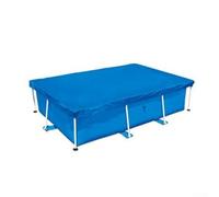 Cubierta de piscina cuadrada resistente con soporte, para una protección fiable contra elementos externos (450 x 220 cm)