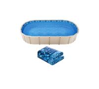 Cubierta de Piscina - DUOKU - Ovalada - 15 x 30 pies - Vinilo Duradero - Altura 48-54 pulgadas