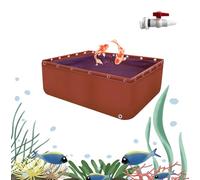 Cubierta de piscina elevada de 3 x 1 x 0,5 m, lona impermeable de 500 g, con ojales, ideal para piscinas sobre el suelo y uso al aire libre