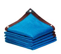 Cubierta de piscina enterrada de resina duradera con ojales, malla multiusos para protección solar, 4 x 8 m / 13.1x26.2ft, cubierta de seguridad para piscina