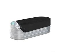 Cubierta de piscina ovalada eficaz 210D tela Oxford impermeable para uso durante todo el año (S)