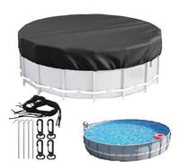 Cubierta de Piscina Protector circular para trampa bañera | Cubierta de Aislamiento Térmico para Piscina en Camping, Patio, Hogar, Tina, Jardín Trasero, Jardín, Patio Exterior y Spa al