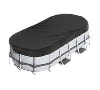 Cubierta de piscina rectangular fabricada con material Oxford 210D para protección durante todo el año (8 x 14 pies)