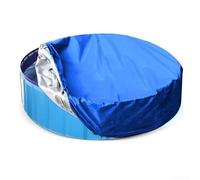 Cubierta de piscina redonda azul para estanques de patio al aire libre, tela Oxford duradera, protección para elementos acuáticos, para una fácil instalación, protector de polvo y escombros, varios