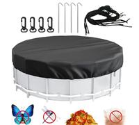 Cubierta de Piscina Tapa Bloqueadora de Polvo para Tina Circular | Tapa antipolvo de piscina en Camping, Patio, Hogar, Tina, Jardín Trasero, Jardín, Patio Exterior y al Aire Libre