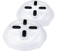 Cubierta de placa de microondas con imán, tapa de protección magnética para salpicaduras con función de ventilación de vapor, libre de BPA, se adapta a la mayoría de platos