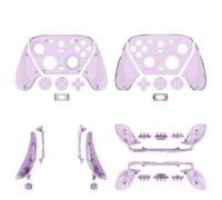 Cubierta de Placa Frontal Transparente para GameSir G7 Pro Controlador de Juegos Carcasa Frontal Reemplazo de Cubierta del Panel Superior para GameSir G7 Pro,PC Material (Morado Transparente)