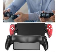 Cubierta de placas frontales para Playstation Portal, diseño ergonómico con material ABS para mejorar la experiencia del usuario (rojo)