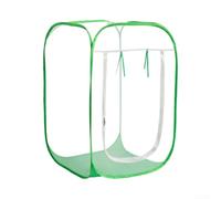 Cubierta de plantas emergente para verduras para frutas, tienda de campaña de protección contra insectos con malla resistente a la intemperie, 60 x 60 x 90 cm, 70 x 70 x 90 cm, color blanco + verde