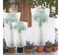 Cubierta de plantas no tejida para protección contra el frío en otoño e invierno con tela resistente al desgarro para uso en exteriores a largo plazo (0.8 x 1.2)