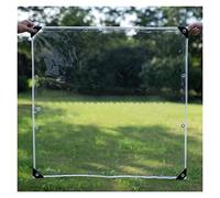 Cubierta de plástico de PVC personalizable de 3 x 5 m para jardín, protección resistente contra la lluvia y el sol para balcones, terrazas y cocheras. Protección contra la intemperie para todas las