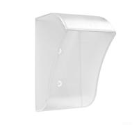 Cubierta de plástico impermeable impermeable para timbres inalámbricos utilizados en entornos al aire libre, incluyendo villas y garajes (transparente)