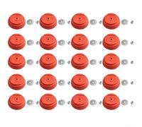 Cubierta de plástico para cortadoras de césped, portátil y ajustable para tareas de jardinería sin esfuerzo (20 juegos)