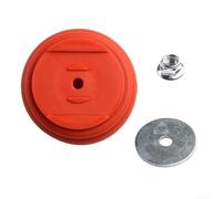 Cubierta de plástico para cortadoras de césped, portátil y ajustable para tareas de jardinería sin esfuerzo (1 juego)