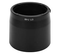 Cubierta de plástico para parasol de lente de cámara 10 × 10 × 8 Et-74b Parasol de lente de montaje de cámara invertido para Ef70-300mm F4-5.6 es lente Ii