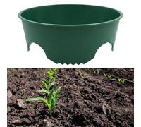 Cubierta de plástico para plantas de jardín para conservación del suelo, gestión de plagas y redistribución de agua en agricultura residencial y a pequeña escala (1 unidad)