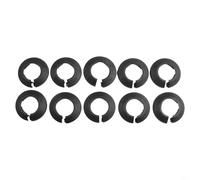 Cubierta de plástico PVC para tubos de radiador, adecuada para ocultar tuberías en suelos y paredes, se adapta a tuberías de tamaños de 20 mm, 25 mm y 32 mm, 10 piezas (20 mm)