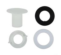 Cubierta de plástico y goma para agujero de fregadero de 38 mm, placa ciega para agujero de grifo, no requiere herramientas, tapón de lavabo a prueba de fugas, accesorio reutilizable para fregadero de