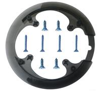 Cubierta de plato de plástico de 8 pernos para bielas de bicicleta BCD104mm 42T que ayuda a prevenir la abrasión del plato y reduce el riesgo de contacto con la tela (exterior de 9,6 cm)