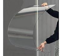 Cubierta de policarbonato, toldo de 1 mm de grosor, láminas acrílicas transparentes para jardín al aire libre, balcón, invernadero, fácil de cortar (1 x 2 m)