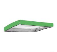 Cubierta de poliéster para 2 o 3 plazas para columpios, protección contra el sol y la lluvia (195 x 125 x 15 cm, verde)