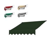 Cubierta de poliéster para toldos retráctiles, 3,6 x 3 x 2,4 m, 2,4 x 1,5 m, 2,9 x 1,5 m, perfecta para balcón, sombra, mercados, protección contra la intemperie