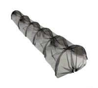 Cubierta de polietileno para túnel de cultivo de micromalla para verduras, protección contra heladas, tela extensor de temporada de ventilación ajustable, 300 x 45 x 45 cm, marco no incluido (red
