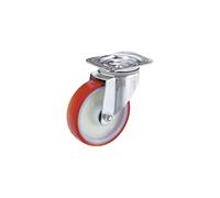 Cubierta de poliuretano sobre llanta de poliamida TENTE, Ø x anchura de rueda 160 x 40 mm