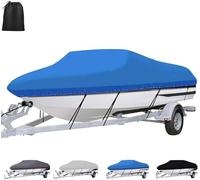 Cubierta de polvo de almacenamiento de canoa de ka Cubierta for barco de lona calidad marina, multicolor, varios tamaños(Blue,11~13ft)