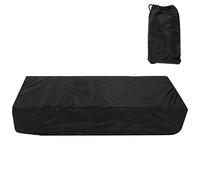 Cubierta de polvo de piano electrónico, tela de protección del teclado para pianos de llave 61/88, liviano con bolsa de almacenamiento, fácil de hacer, 190 sólido material de (61 Keys)