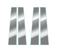 Cubierta de Poste de pilares B C para Puerta de Coche,para BMW 5 Series E60 4DR 2003-2010,Pegatina de Columna BC,Pegatina del Pilar Central,Transparent Style-6pcs