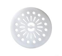 Cubierta de prensa para lavadoras, tapa de plástico blanco para centrifugado eficiente, reduce las vibraciones, compatible con cargadores frontales, tamaño estándar (tamaño 2: 22 cm)