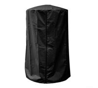 Cubierta de protección contra el polvo del calentador al aire libre, 210D, 61 x 96 5 cm, y resistente a la intemperie (negro)
