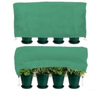 Cubierta de protección contra heladas no tejida para plantas, cubierta de protección contra el frío de invierno para plantas de jardín para evitar daños por heladas y caídas de temperatura (102 x 50 x