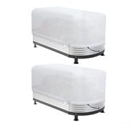 Cubierta de protección contra heladas para plantas, material no tejido para mantener la viabilidad de la planta durante los golpes fríos y eventos de hielo (126 x 61 x 50 cm)